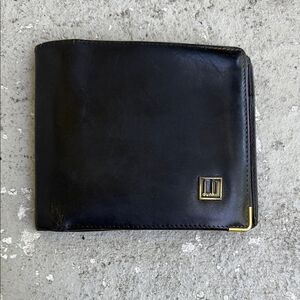 Dunhill, Matte, black wallet